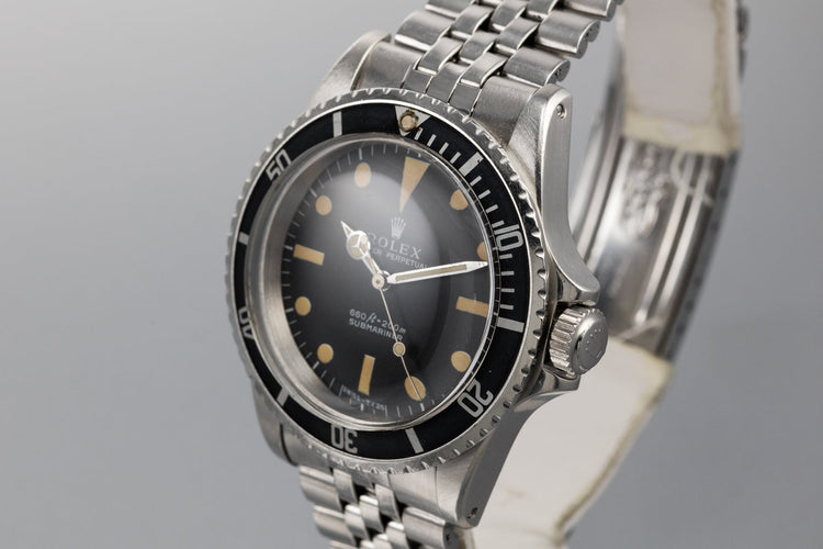 1970 Rolex Submariner 5513 with Kissing 40 Insert