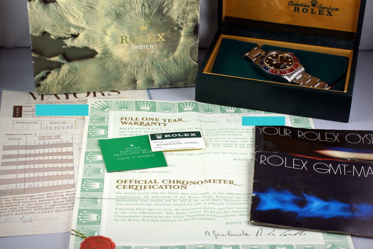 1981 Rolex GMT 16750 with Box and Papers