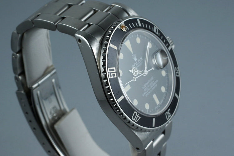 1982 Rolex Submariner 16800