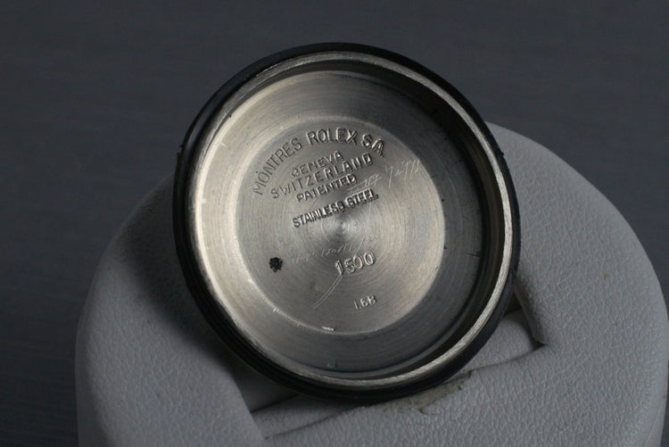 1968 Rolex Date 1500 Black Sigma Dial