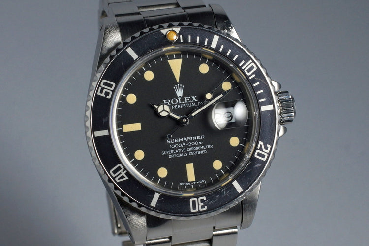 1981 Rolex Submariner 16800