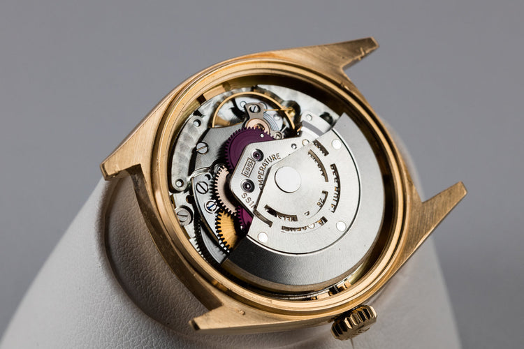 1964 Rolex 18K YG DateJust 1601 with Silver Dial