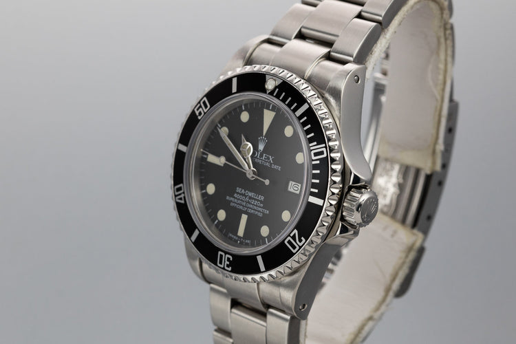 1980 Rolex Sea-Dweller 16660 with Matte Dial