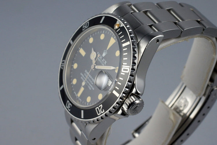 1981 Rolex Submariner 16800 RSC Papers