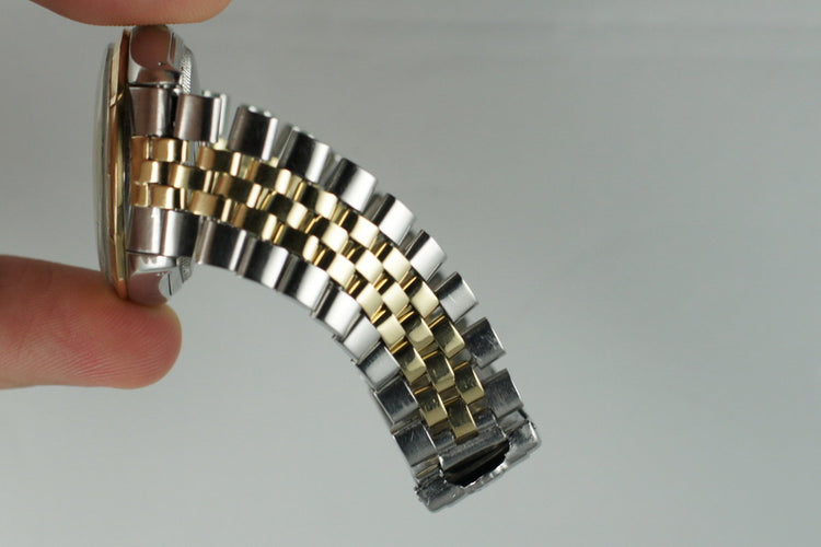 1953 Rolex Two Tone Datejust 6155 with Red Datejust Dial