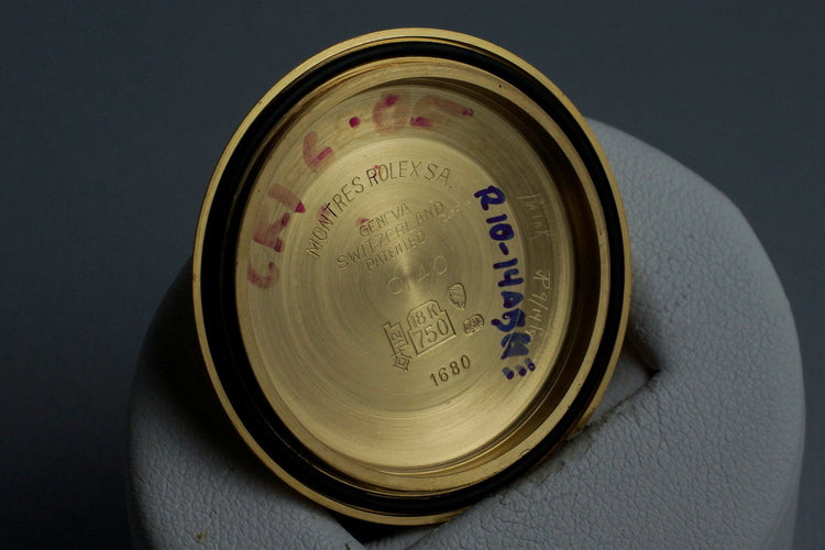 1978 YG Rolex Submariner 1680 Tropical Dial