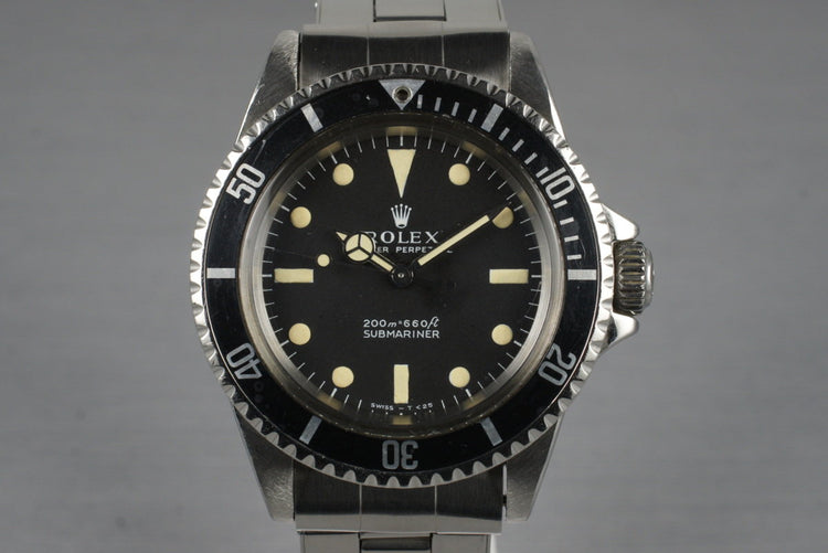 1967 Rolex Submariner 5513 Meters First