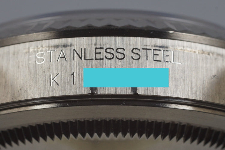 2001 Rolex DateJust 16234 Blue Roman Dial