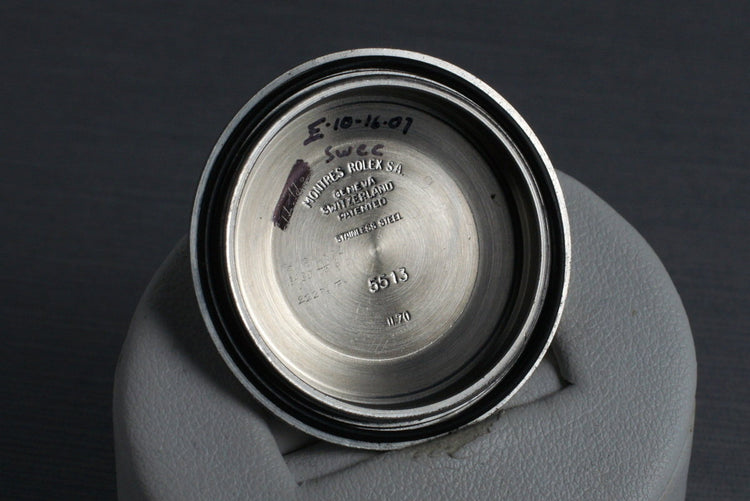 1970 Rolex Submariner 5513 with Box and Papers