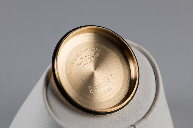 1964 Rolex 18K YG DateJust 1601 with Silver Dial