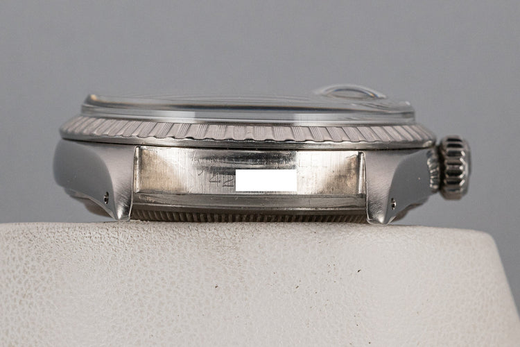 1966 Rolex DateJust 1603 Silver Linen Sigma Dial