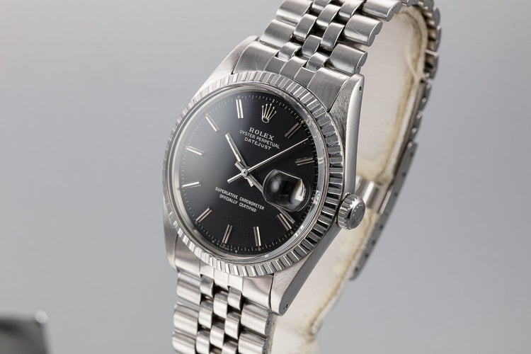 1974 Rolex DateJust 1603 with Black Sigma Dial