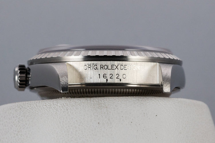 1999 Rolex DateJust 16220 Blue Dial