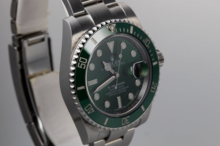 2017 Rolex Submariner "Hulk" 116610LV with Box and Papers