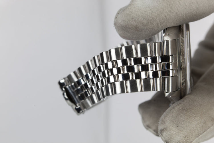 1970 Rolex DateJust 1601 Silver Dial with No Lume Dial