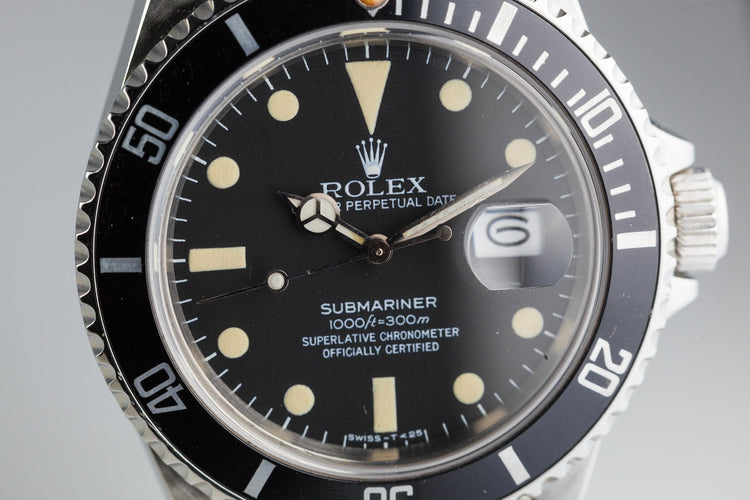 1982 Rolex Submariner 16800 Matte dial