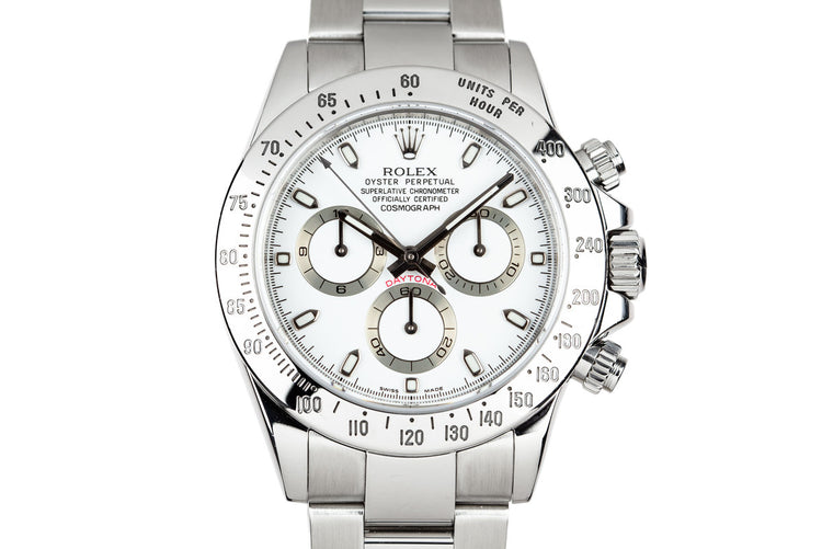2009 Rolex Daytona 116520 White Dial with Box