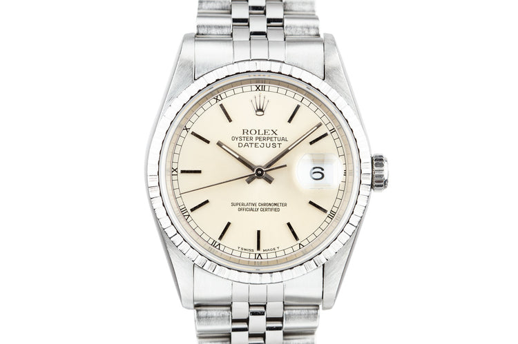 1995 Rolex DateJust 16234 Silver Dial with Box and Papers