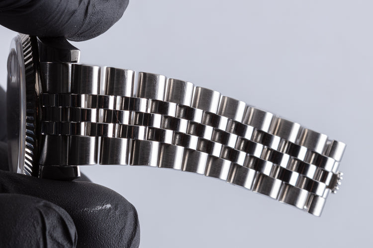 2006 Rolex Datejust 116234 Metallic Black Diamond Dial