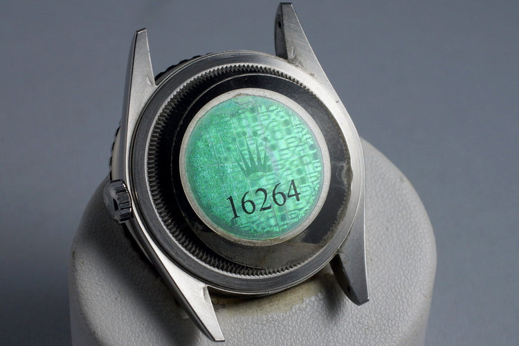 2003 Rolex DateJust 16264 Thunderbird with Box and Papers