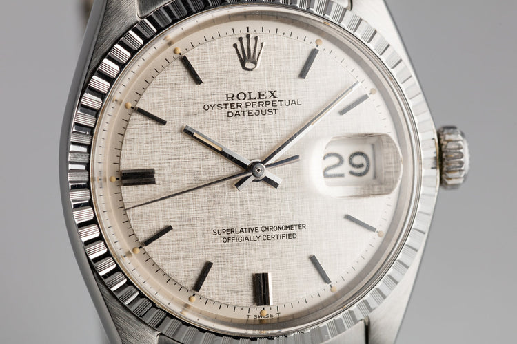 1971 Rolex DateJust 1603 with Silver Linen Dial