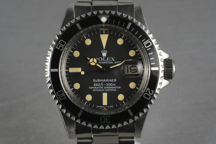 Rolex Submariner 1680 with creamy dial