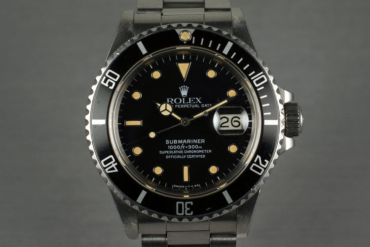 1987 Rolex Submariner 168000