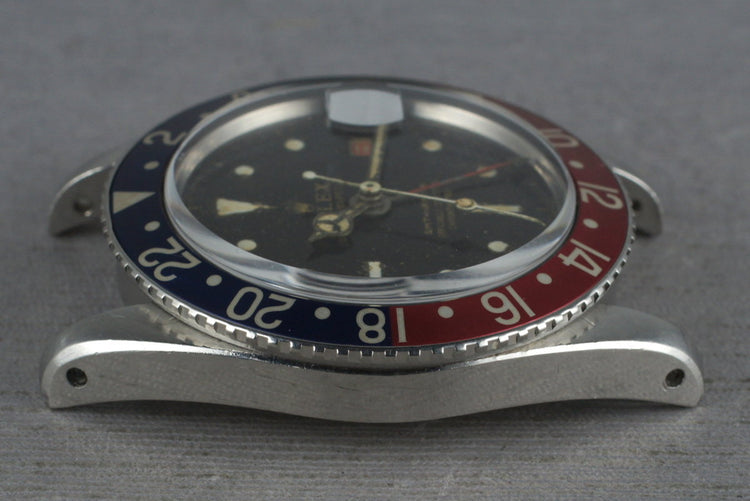 1958 Rolex GMT 6542 Glossy Gilt Chapter Ring with Service Papers