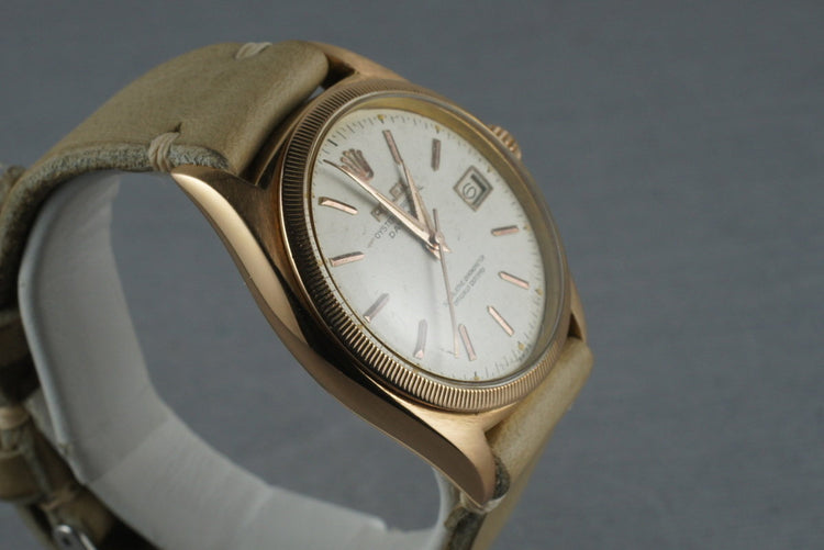 1954 Rolex 18K Rose Gold Datejust 6305