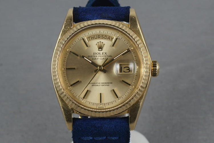 1972 Rolex Vintage 18K YG President 1803