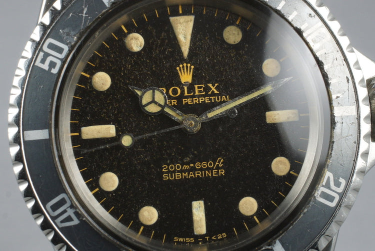 1964 Rolex Submariner 5513 Gilt Dial