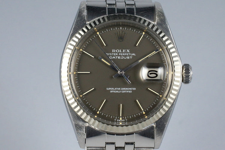 1972 Rolex DateJust 1601 with Matte Gray Dial