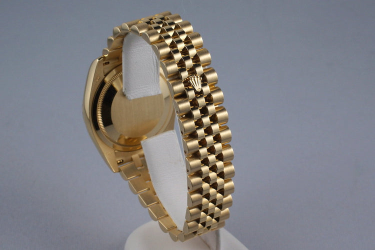 2013 Rolex YG DateJust 116238 with Box and Papers