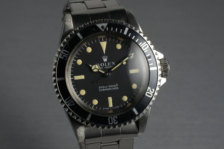 1967 Rolex Submariner 5513 Meters First