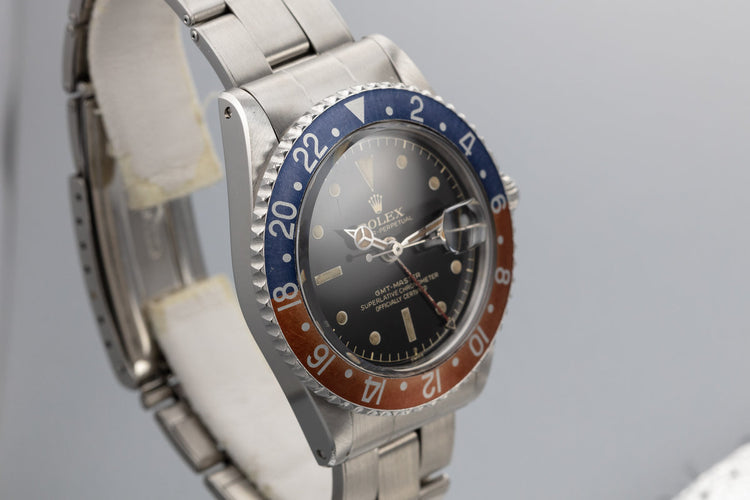 1961 Rolex GMT-Master 1675 with Gilt Chapter Ring Exclamation Dial