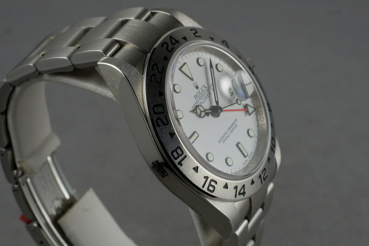 2012 Rolex Explorer II 16570 with Box and Papers New with 3186 Movement