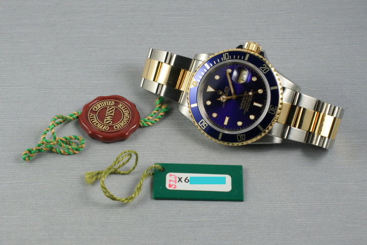 1991 Rolex Two Tone Submariner 16613