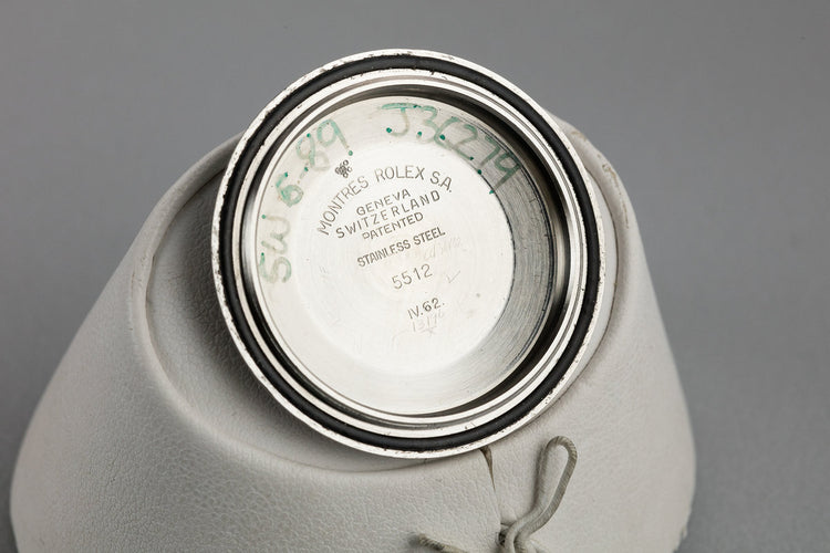 1963 Rolex Submariner 5512 PCG Meters First Exclamation Gilt Dial