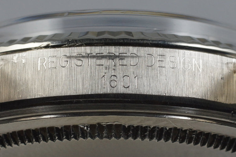 1970 Rolex DateJust 1601 Rare Matte Black Dial