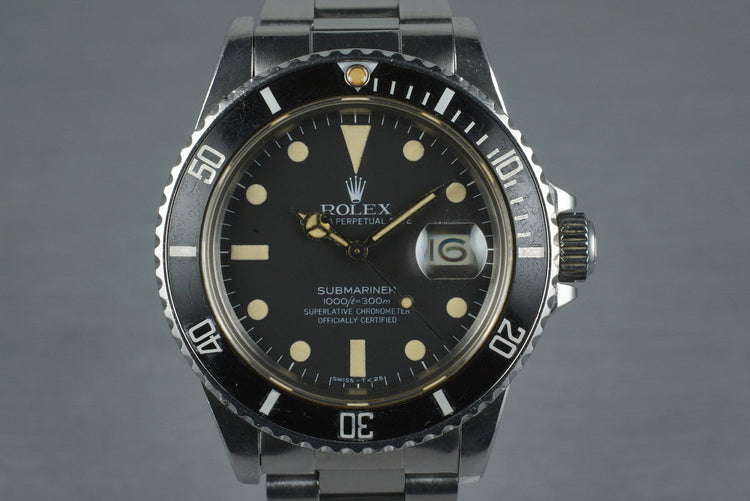 1981 Rolex Submariner 16800