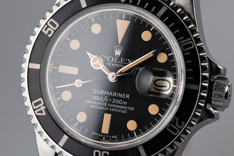 1977 Rolex Submariner 1680 with Box and Papers