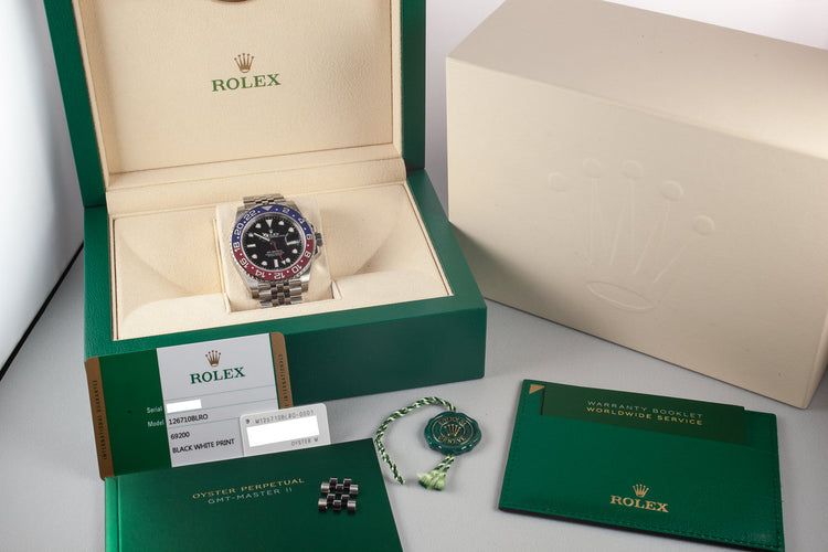 2018 Rolex GMT-Master II 126710BLRO "Pepsi" with Box and Papers
