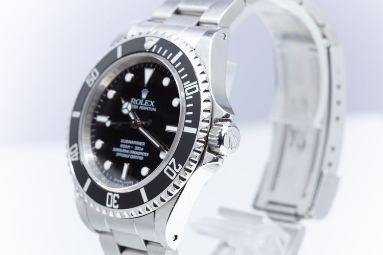 2010 Rolex Submariner 14060M 4 Line with Box, Card, Booklets, & Hangtags