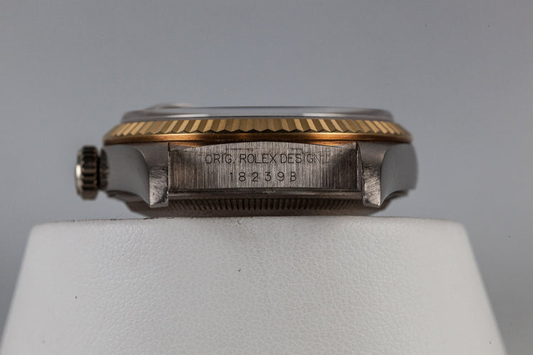 1995 Rolex Two Tone Day-Date 18239B with Diamond Dial and Tridor President Bracelet
