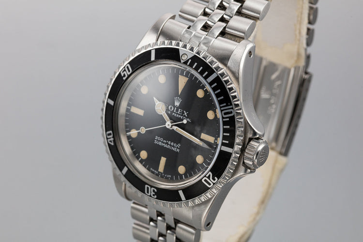1966 Rolex Submariner 5513 with Meters First Dial