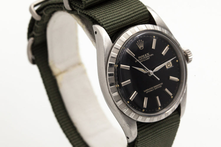 1958 Rolex Datejust 6605 with Glossy Gilt Dial