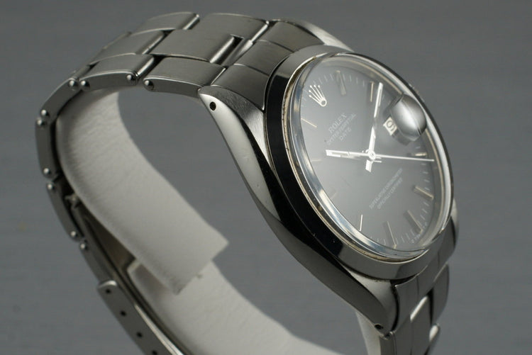 1968 Rolex Date 1500 Black Sigma Dial