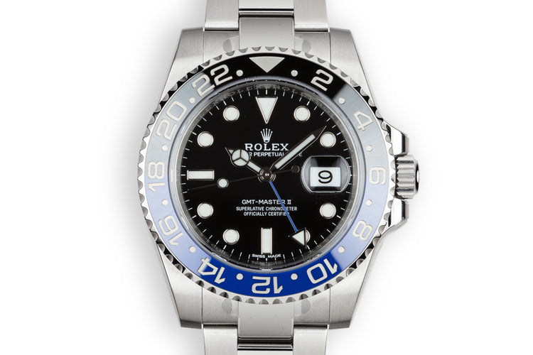 2017 Mint Rolex Ceramic GMT-Master II BLNR with Box and Papers