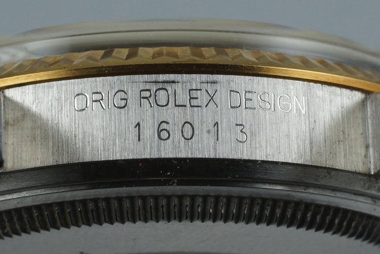 1987 Rolex Two Tone DateJust 16013 with Box and Papers