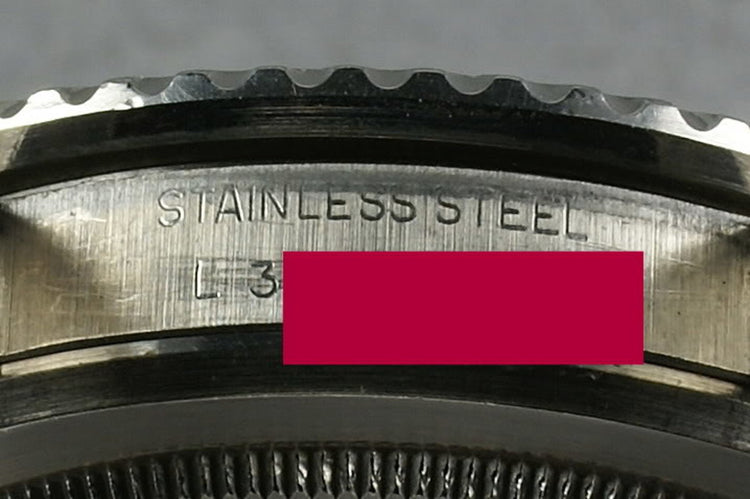 Rolex Submariner Dial 5513 WG surrounds with sales receipt and box
